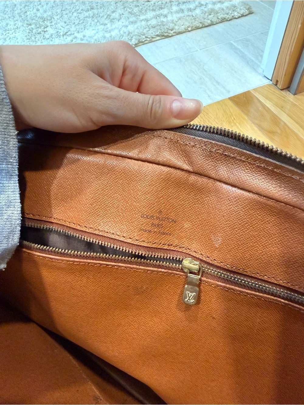 Louis Vuitton Monogram Canvas Laptop Briefcase in Brown and Tan